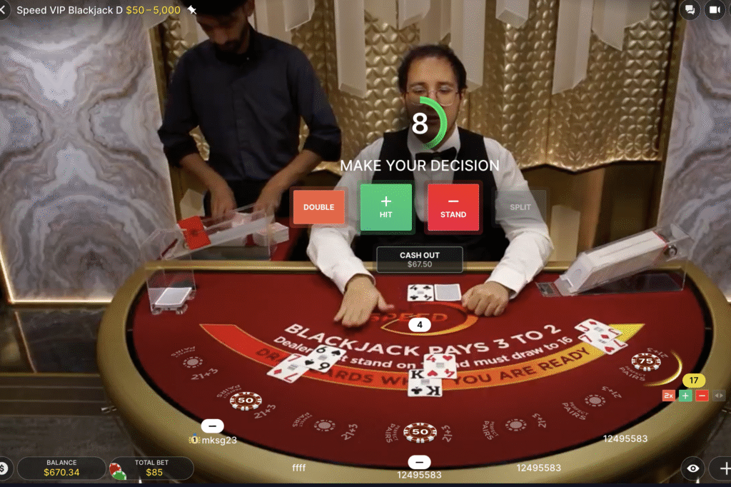 online casino on m8bet website with live dealer